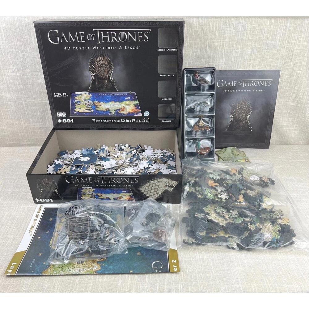 Game of Thrones 4D Puzzle Westeros & Essos - Picture 2 of 11